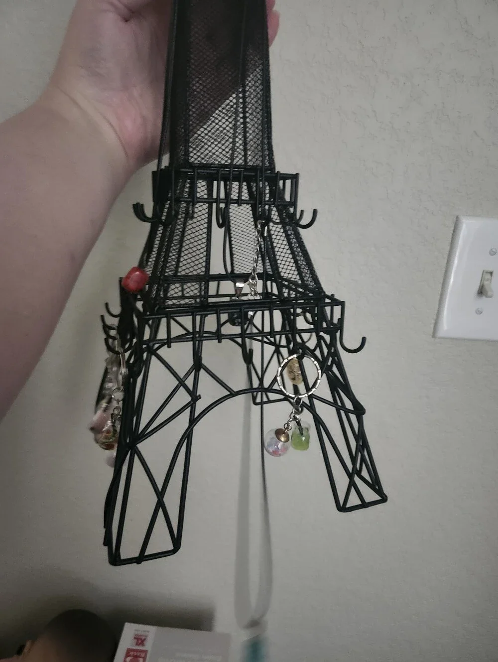 Eiffel Tower Jewelry Holder in Black